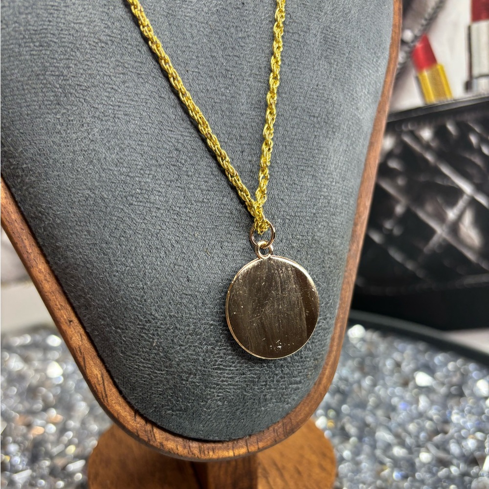 repurposed Louis Vuitton Trunks & Bags charm on unbranded necklace - Picture 5 of 5